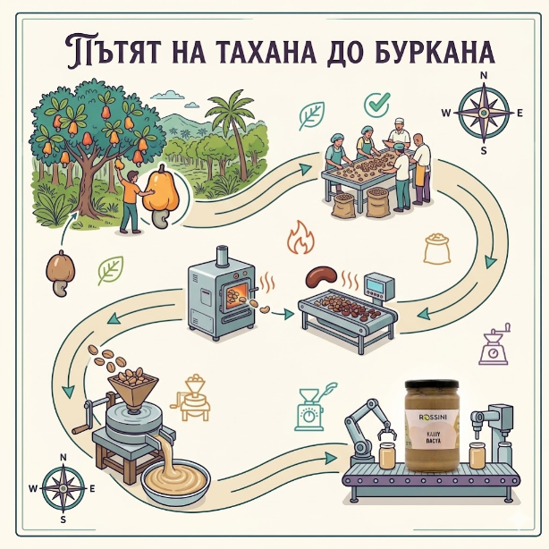 В момента разглеждате Пътят на тахана до буркана